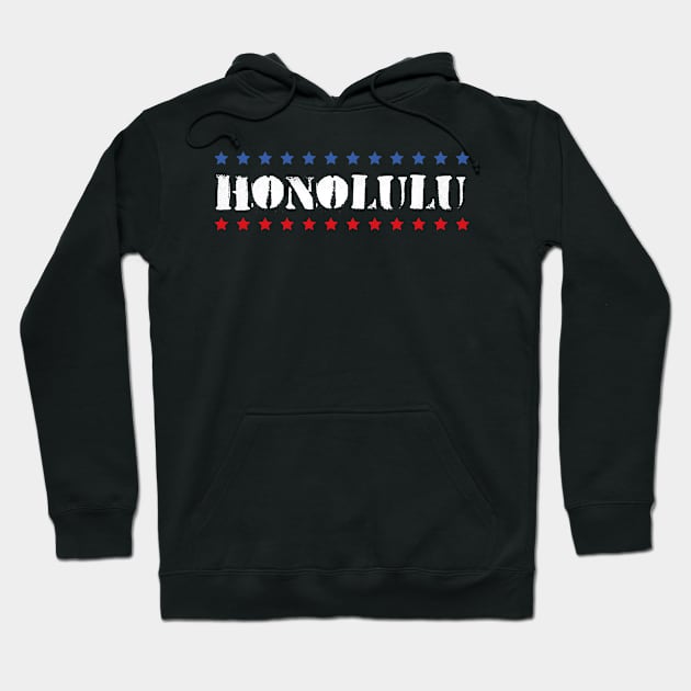 Honolulu, Hawaii - HI US Army 4th of July Hoodie by thepatriotshop